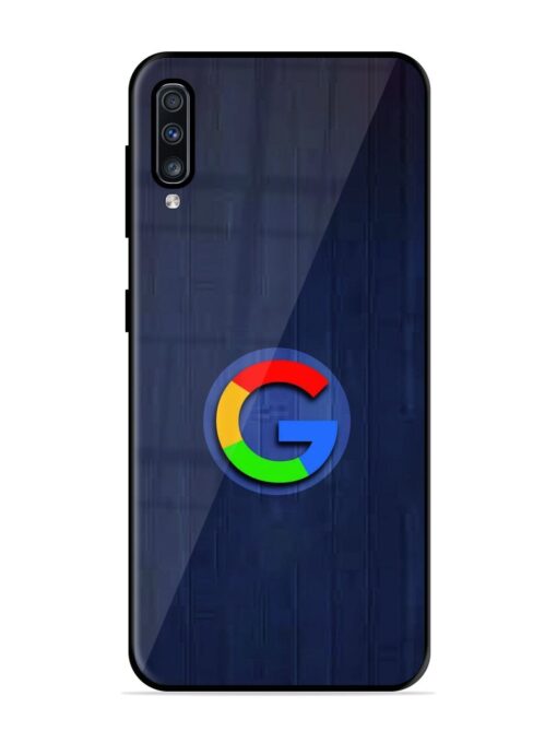 Google Logo Printed Glossy Metal TPU Phone Cover for Samsung Galaxy A70 Zapvi