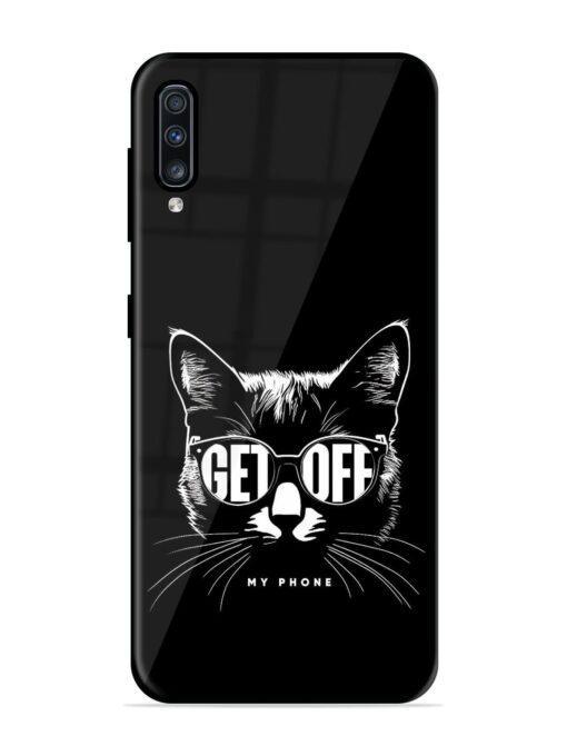 Get Off Glossy Metal TPU Phone Cover for Samsung Galaxy A70 Zapvi