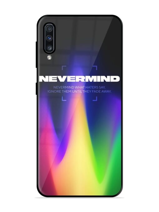 Nevermind Glossy Metal Phone Cover for Samsung Galaxy A70 Zapvi