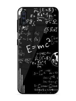 E=Mc2 Mass?Energy Equivalence Glossy Metal Phone Cover for Samsung Galaxy A70S