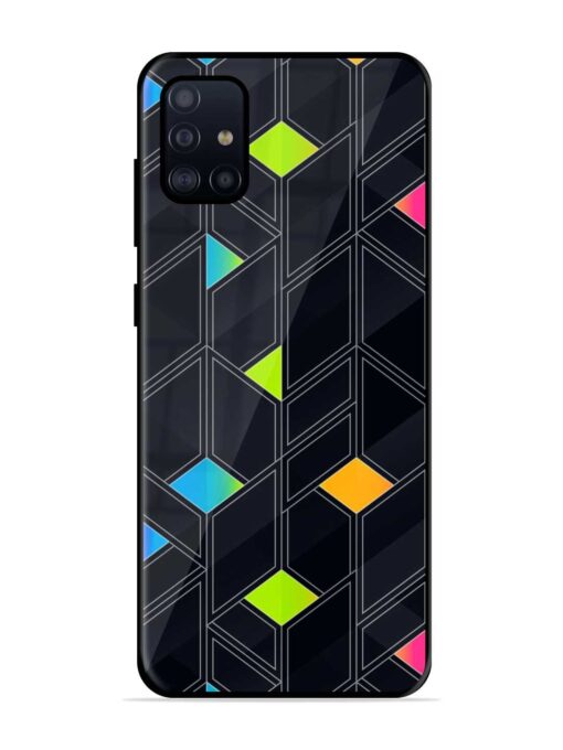 Abstract Mosaic Seamless Glossy Metal Phone Cover for Samsung Galaxy A71