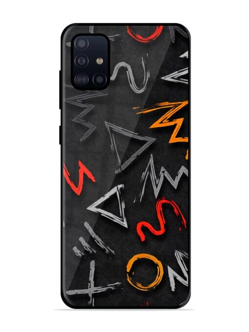 Grungy Graffiti Glossy Metal Phone Cover for Samsung Galaxy A71 Zapvi