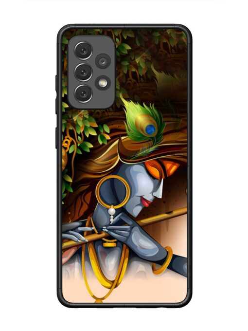 Krishna Glossy Metal Phone Cover for Samsung Galaxy A72