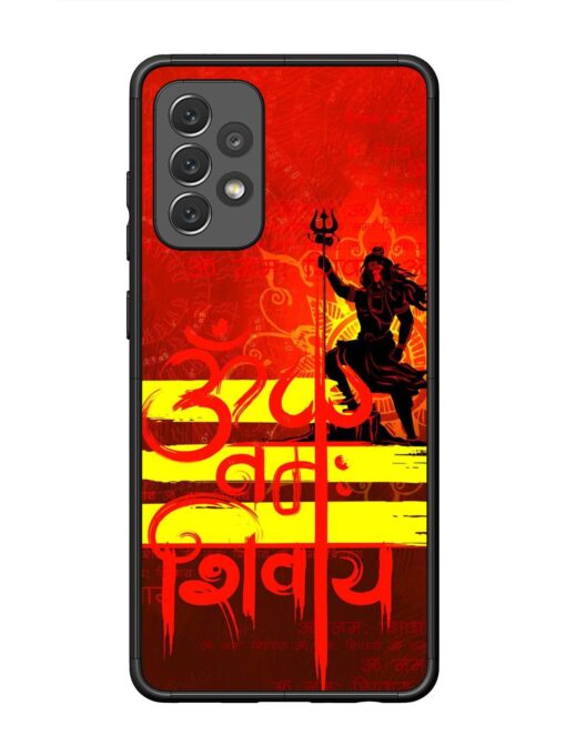 Illustration Lord Shiva Glossy Metal TPU Phone Cover for Samsung Galaxy A72 Zapvi