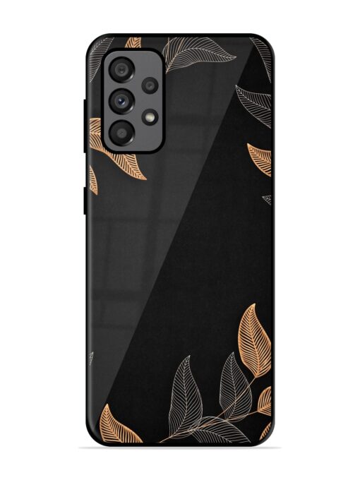 Foliage Art Glossy Metal Phone Cover for Samsung Galaxy A73 (5G) Zapvi