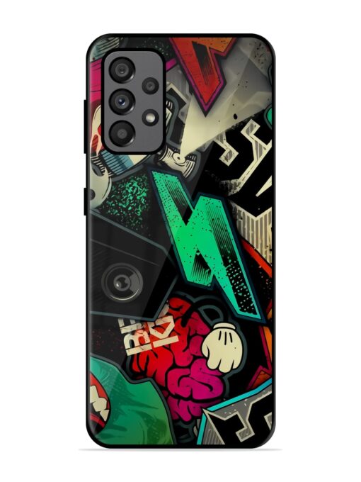 Graffiti Art Glossy Metal Phone Cover for Samsung Galaxy A73 (5G) Zapvi