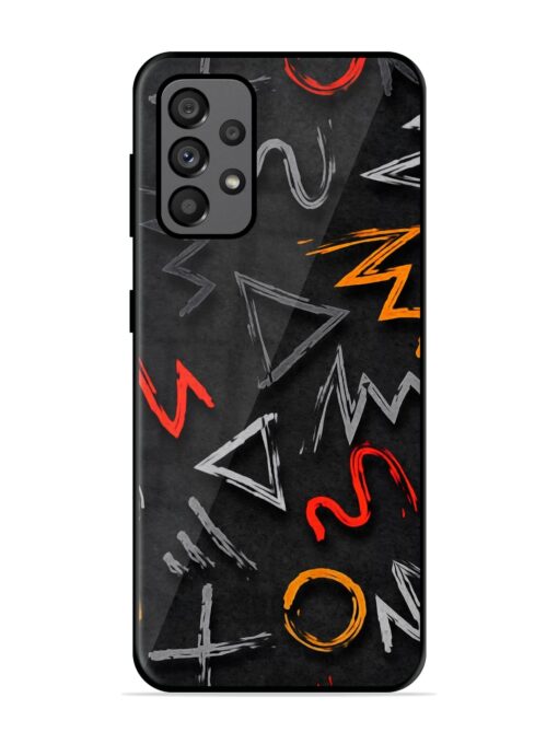 Grungy Graffiti Glossy Metal Phone Cover for Samsung Galaxy A73 (5G) Zapvi