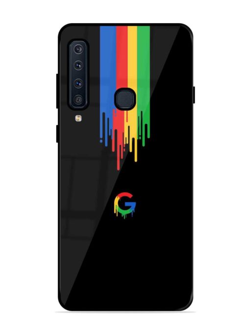 Google Logo Glossy Metal Phone Cover for Samsung Galaxy A9 (2018)