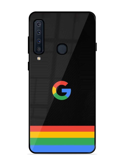 Google Logo Art Glossy Metal Phone Cover for Samsung Galaxy A9 (2018)