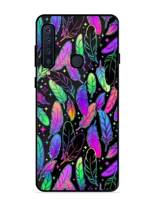 Bright Multi Colored Seamless Glossy Metal Phone Cover for Samsung Galaxy A9 (2018)