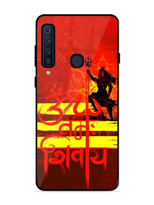 Illustration Lord Shiva Glossy Metal TPU Phone Cover for Samsung Galaxy A9 (2018)