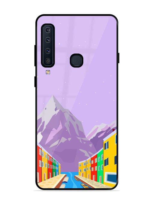 Venice City Illustration Glossy Metal Phone Cover for Samsung Galaxy A9 (2018)