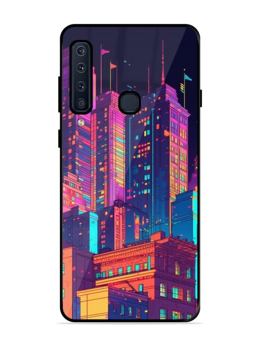 City View Glossy Metal Phone Cover for Samsung Galaxy A9 (2018)