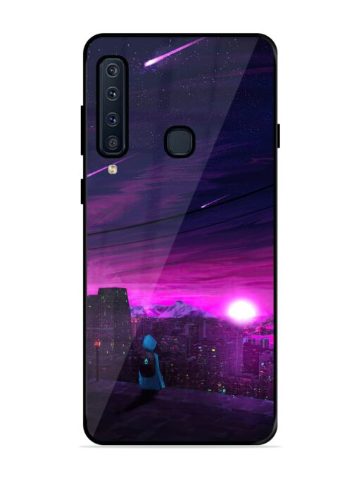 Empty Attempt Glossy Metal Phone Cover for Samsung Galaxy A9 (2018) Zapvi