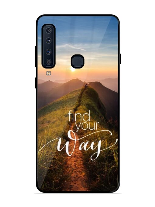 Find Your Way Glossy Metal Phone Cover for Samsung Galaxy A9 (2018)