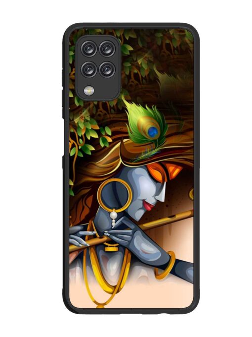 Krishna Glossy Metal Phone Cover for Samsung Galaxy F12 Zapvi