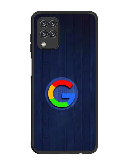 Google Logo Printed Glossy Metal TPU Phone Cover for Samsung Galaxy F12