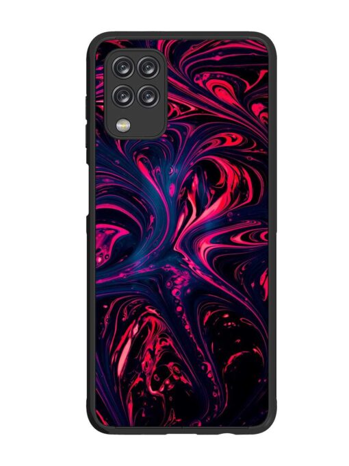 Abstract Background Glossy Metal Phone Cover for Samsung Galaxy F12 Zapvi