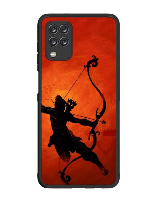 Illustration Lord Rama Glossy Metal Phone Cover for Samsung Galaxy F12