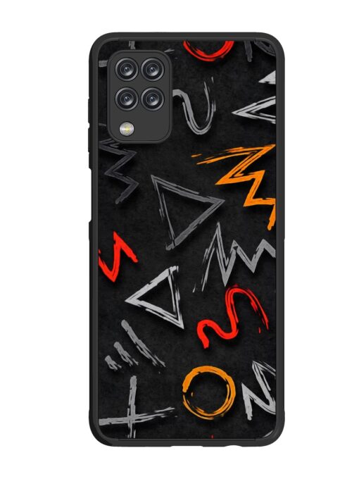 Grungy Graffiti Glossy Metal Phone Cover for Samsung Galaxy F12 Zapvi