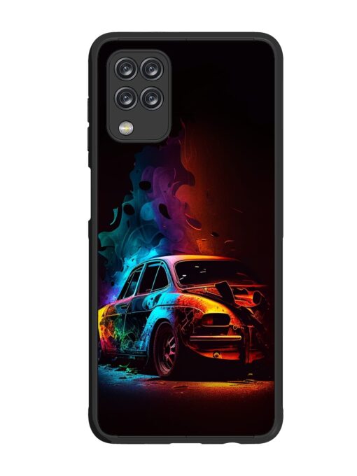 High Classic Car Art Glossy Metal Phone Cover for Samsung Galaxy F12