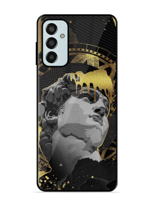 Roman Face Glossy Metal Phone Cover for Samsung Galaxy F13