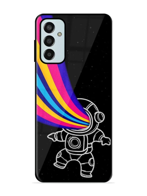 Astronaut Glossy Metal TPU Phone Cover for Samsung Galaxy F13 Zapvi