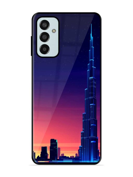 Burj Khalifa Abstract Glossy Metal Phone Cover for Samsung Galaxy F13