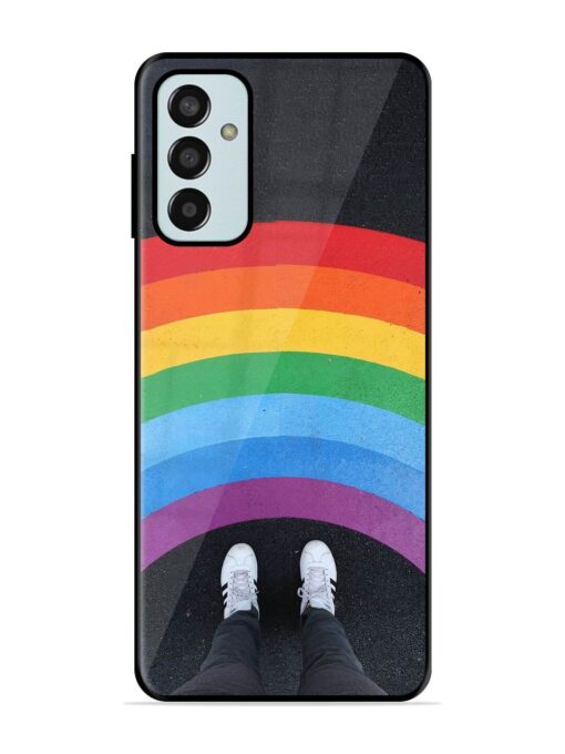 Legs Rainbow Glossy Metal TPU Phone Cover for Samsung Galaxy F13