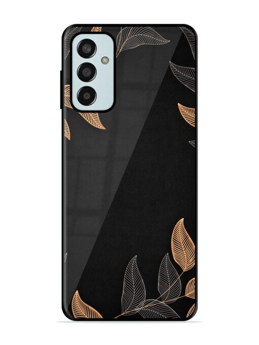 Foliage Art Glossy Metal Phone Cover for Samsung Galaxy F13