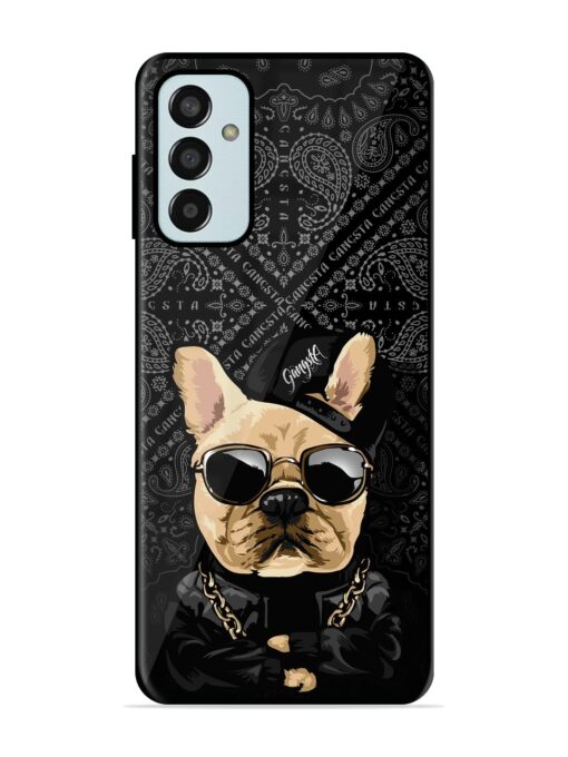 Gangsta Cool Sunmetales Dog Glossy Metal Phone Cover for Samsung Galaxy F13 Zapvi