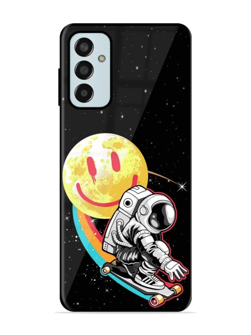 Astronaut Art Glossy Metal Phone Cover for Samsung Galaxy F13