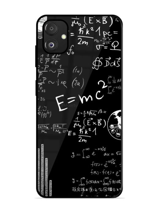 E=Mc2 Mass?Energy Equivalence Glossy Metal Phone Cover for Samsung Galaxy F14 (5G) Zapvi