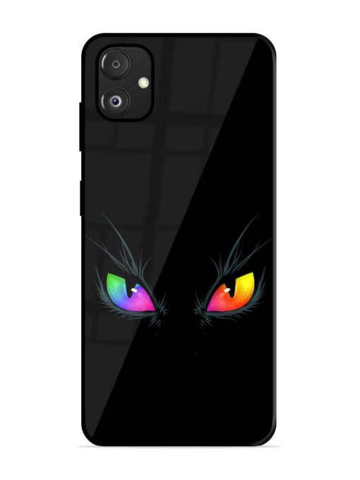 Cat Eyes Glossy Metal Phone Cover for Samsung Galaxy F14 (5G) Zapvi