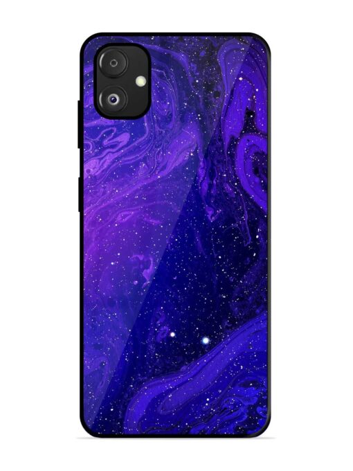 Galaxy Acrylic Abstract Art Glossy Metal Phone Cover for Samsung Galaxy F14 (5G)