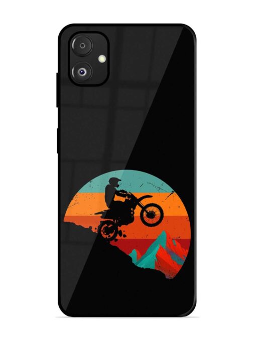 Mountain Bike Glossy Metal Phone Cover for Samsung Galaxy F14 (5G) Zapvi