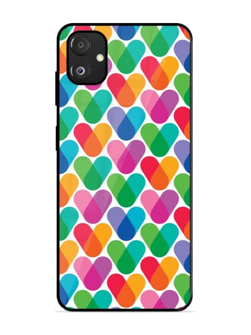 Overlapping Colors Colorful Glossy Metal TPU Phone Cover for Samsung Galaxy F14 (5G) Zapvi