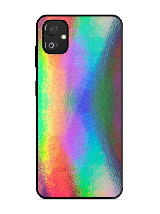 Colorful Holographic Background Glossy Metal TPU Phone Cover for Samsung Galaxy F14 (5G)