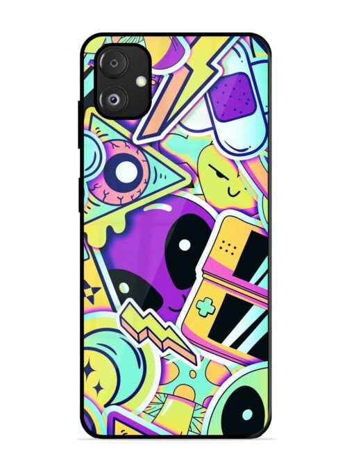 Scratch Art Glossy Metal Phone Cover for Samsung Galaxy F14 (5G) Zapvi