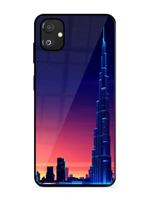 Burj Khalifa Abstract Glossy Metal Phone Cover for Samsung Galaxy F14 (5G)