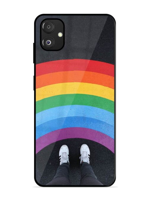 Legs Rainbow Glossy Metal TPU Phone Cover for Samsung Galaxy F14 (5G) Zapvi