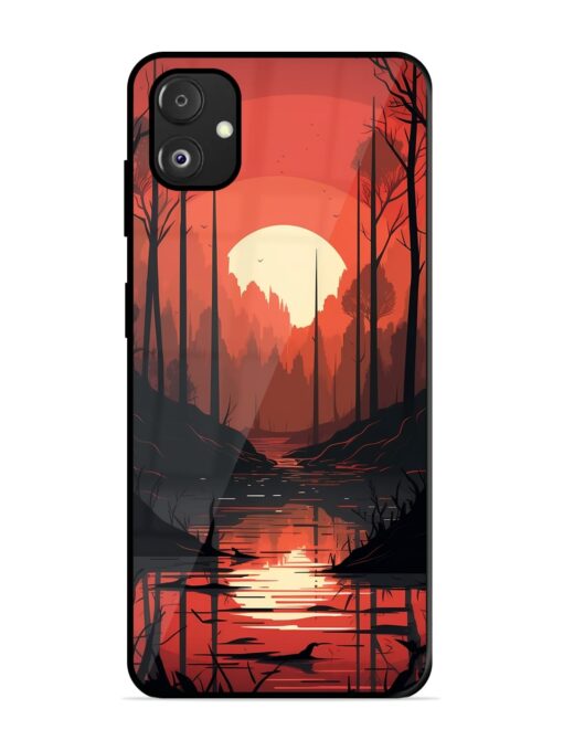 Natural Landscape Glossy Metal Phone Cover for Samsung Galaxy F14 (5G) Zapvi