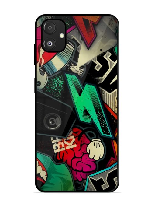 Graffiti Art Glossy Metal Phone Cover for Samsung Galaxy F14 (5G) Zapvi