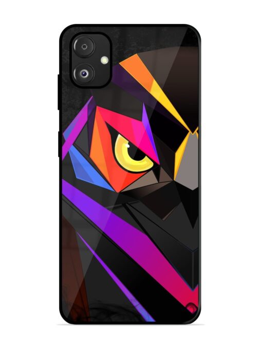 Wpap Owl Glossy Metal Phone Cover for Samsung Galaxy F14 (5G) Zapvi