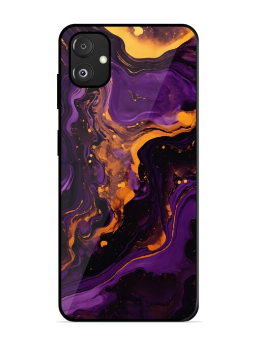 Painting Of A Purple Glossy Metal Phone Cover for Samsung Galaxy F14 (5G) Zapvi