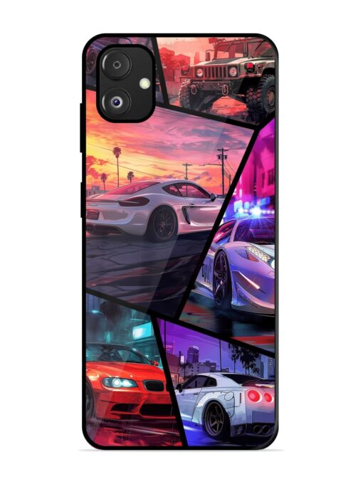 Ride In Pixels Glossy Metal Phone Cover for Samsung Galaxy F14 (5G) Zapvi