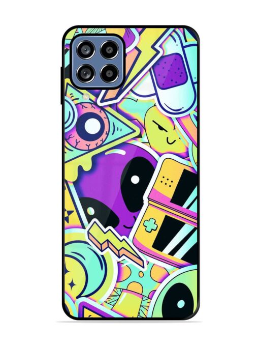 Scratch Art Glossy Metal Phone Cover for Samsung Galaxy F22