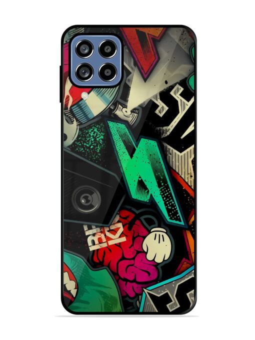 Graffiti Art Glossy Metal Phone Cover for Samsung Galaxy F22