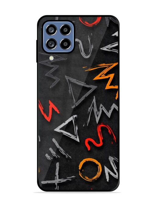 Grungy Graffiti Glossy Metal Phone Cover for Samsung Galaxy F22