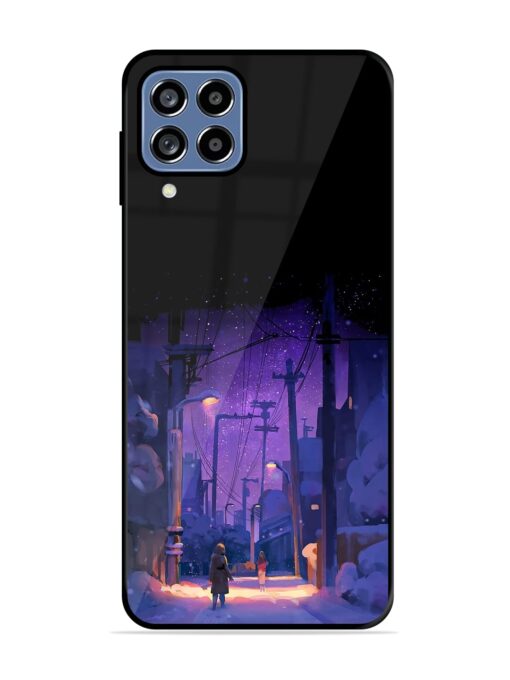 Winter Anime Art Glossy Metal Phone Cover for Samsung Galaxy F22